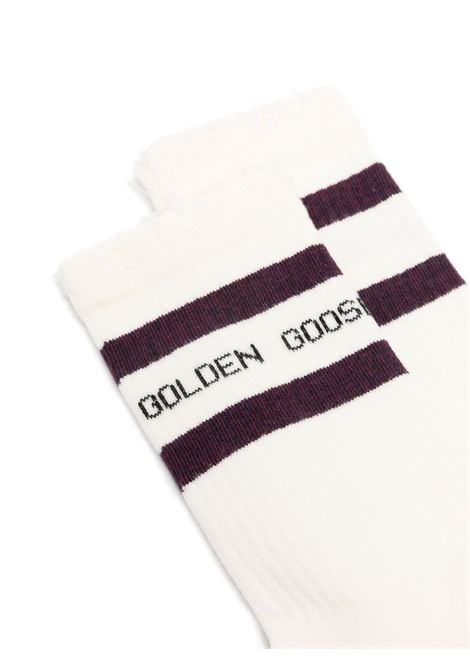 White distressed-finish socks Golden goose - unisex GOLDEN GOOSE | GUP00883P00048782888